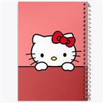 دفتر نت موسیقی 50 برگ خندالو مدل هلو کیتی Hello Kitty کد 2473