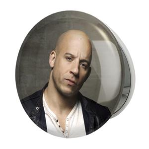 آینه جیبی خندالو طرح وین دیزل Vin Diesel مدل تاشو کد 6429