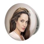 آینه جیبی خندالو طرح آنجلینا جولی Angelina Jolie مدل تاشو کد 6394