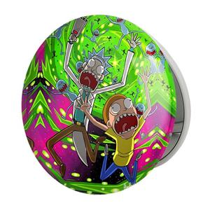 آینه جیبی خندالو طرح ریک و مورتی Rick and Morty مدل تاشو کد 3217