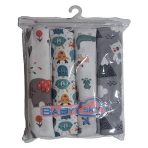 خشک کن نوزاد مدل BABY SKY کد 03 بسته چهار عددی 