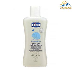 شامپو بچه چیکو مناسب برای سر و بدن حجم 200 میلی لیتر Chicco Hair And Body Baby Shampoo Gentle 200ml