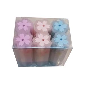 پاک کن مدل مغز دار طرح گل مجموعه 6 عددی