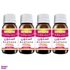 استون لاک پاک کن سینوهه مدل EA60 حجم 60 میلی لیتر بسته 4 عددی