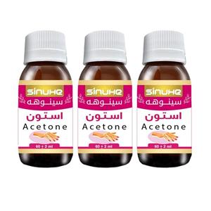 استون لاک پاک کن سینوهه مدل EA60 حجم 60 میلی لیتر بسته 3 عددی