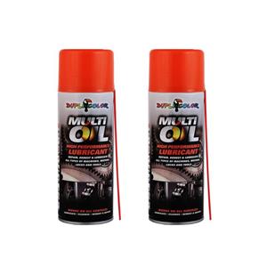 اسپری روان کننده دوپلی کالر مدل Multi Oil حجم 400 میلی لیتر مجموعه 2 عددی 