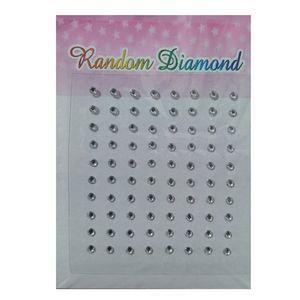 پیرسینگ بینی زنانه مدل نگین چسبی بسته 80 عددی