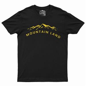 تی شرت آستین کوتاه مردانه گاندو مدل کوه 
