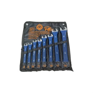 آچار یکسر تخت و یکسر رینگی مدل 252 مجموعه 8 عددی