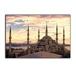 تابلو شاسی بکلیت طرح مسجد سلطان احمد استانبول مدل SH-S2803