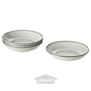 بشقاب ایکیا مدل AN36 GLADELIG بسته 4 عددی