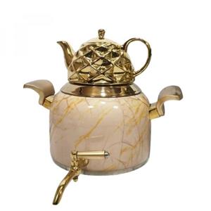 ست کتری و قوری فلورانس مدل طرح سنگ کد 2020 گنجایش 6 لیتر