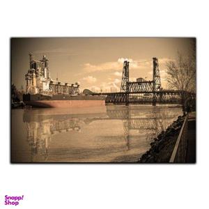 تابلو شاسی بکلیت طرح قایق و دریا مدل SH-s1627