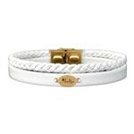 دستبند طلا 18 عیار زنانه لیردا مدل اسم آندیا 6711