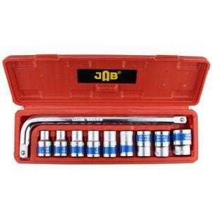 آچار بکس و سری بکس جاب مدل JB-200010 W مجموعه 10 عددی