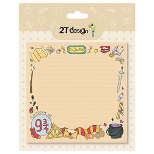 کاغذ یادداشت طوطی دیزاین مدل نوت پد طرح هری پاتر هاگوارتز کد NP-10