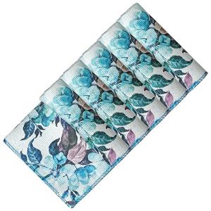 دستمال نظافت خودرو بی تی مدل رز آبی کد 30x304 بسته 5 عددی