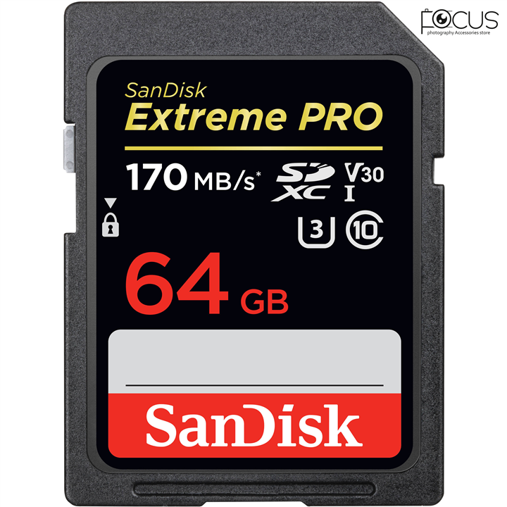 کارت حافظه SanDisk 64GB Extreme SDXC UHS-I Card C10 U3 4K 
