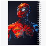 دفتر مشق 50 برگ خندالو مدل مرد عنکبوتی Spider Man  کد 13191