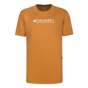 تی شرت آستین کوتاه مردانه پرشین بال مدل کلاسیک رنگ نارنجی 