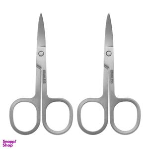 قیچی ابرو فیشر مدل تیتانیوم کد BET-4012 مجموعه دو عددی