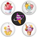 پیکسل گالری باجو طرح بستنی کد ice cream 1 مجموعه 5 عددی