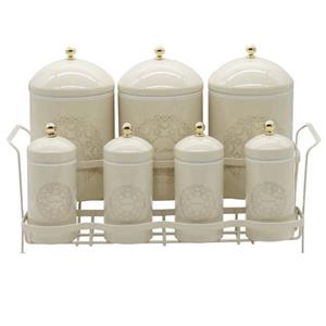 پا سماوری 8 پارچه سام ست مدل گاردنیا