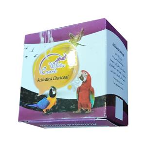 زغال اکتیو مدل کلاغ سفید بسته 40 گرم -