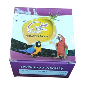 زغال اکتیو مدل کلاغ سفید بسته 40 گرم -