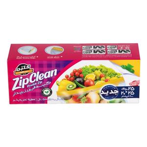 کیسه زیپ دار پترو کلین مدل Double Zip بسته 25 عددی
