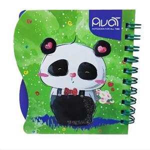 دفتر یادداشت 80 برگ آوات کد 109 طرح پاندا