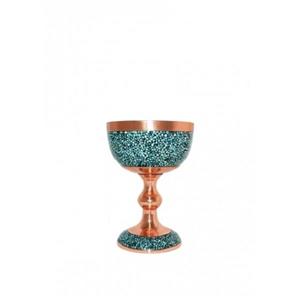 سنگاب فیروزه کوب اثر آقاجانی ارتفاع 20 سانتی متر Turquoise Tattoo Laver By Aghajani 20cm