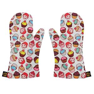 دستکش فر سیی مدل شیرینی کیک کد 1223.37 بسته 2 عددی