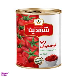 کنسرو رب گوجه فرنگی شهدین - 800 گرم بسته 12 عددی