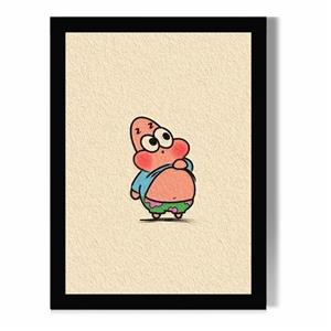 تابلو مدل دیواری طرح پاتریک Patrick انیمیشن باب اسفنجی SpongeBob کد FD271