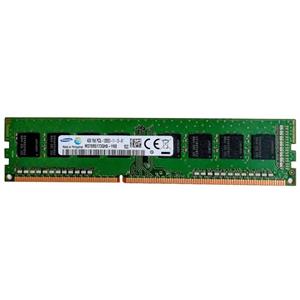 رم کامپیوتر DDR3 تک کاناله 1600 مگاهرتز CL11 سامسونگ مدل PC3L 12800U ظرفیت 4 گیگابایت 