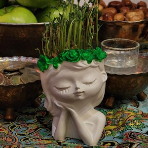 گلدان دکوری مدل دختر کد 01