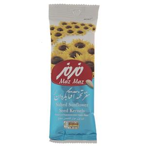 مغز تخمه آفتابگردان نمکی مزمز مقدار 40 گرم Maz Maz Slted Sunflower Seed Kernels 40gr