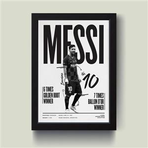 تابلو مدل Leo Messi مسی کدQ4826