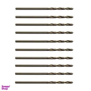 مته کبالت تانوس مدل YP-HSS-SIZE02.5 سایز 2.5 میلی متر مجموعه 10 عددی