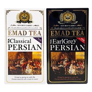 چای سیاه کلاسیک ایرانی و عطری عماد 400 گرم بسته 2 عددی 