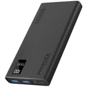 پاوربانک پرومیت مدل BOLT-10PRO.BLACK ظرفیت 10000 میلی آمپر ساعت