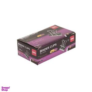 گیره کاغذ دلی مدل E38564 بسته 12 عددی