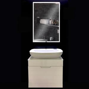 ست کابینت و روشویی مدل آروشا 60 به همراه آینه