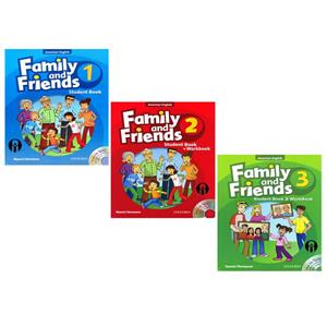 کتاب Family and Friends اثر Naomi Simmons انتشارات الوندپویان جلد 1 تا 3