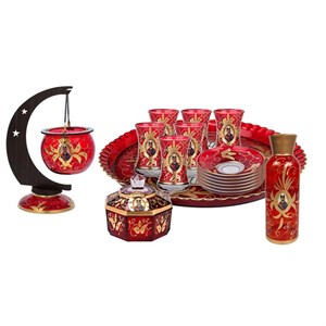 سرویس چای خوری 16 پارچه مدل شاه عباسی 450