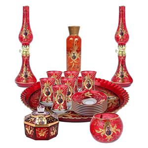 سرویس چای خوری 18 پارچه مدل شاه عباسی MIX