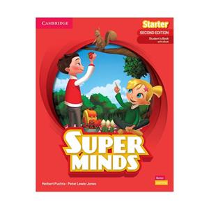 کتاب Super minds Starter seconds edition اثر Herbert Puchta and Peter Lewis انتشارات Cambridge Pub