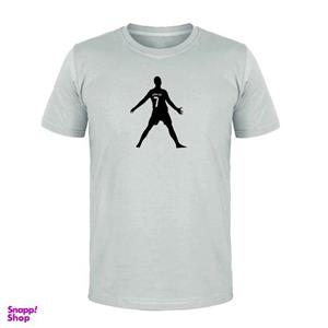 تی شرت آستین کوتاه مردانه مدل فوتبال کد L254 رنگ طوسی