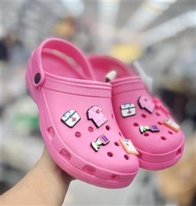 دمپایی زنانه مدل کراکس جیبیتز استیکری لژدار PN-007